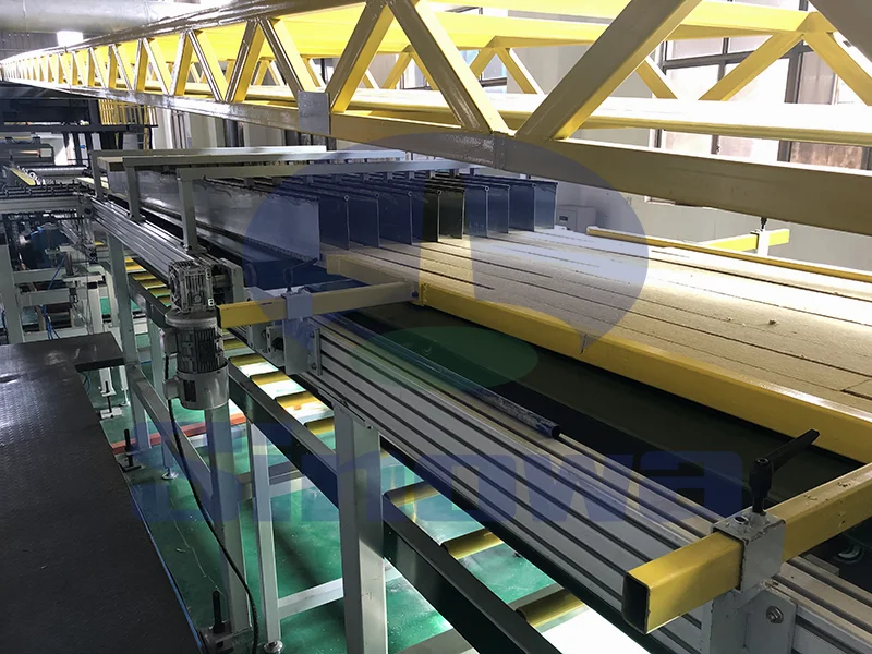 glass wool sandwich panel line