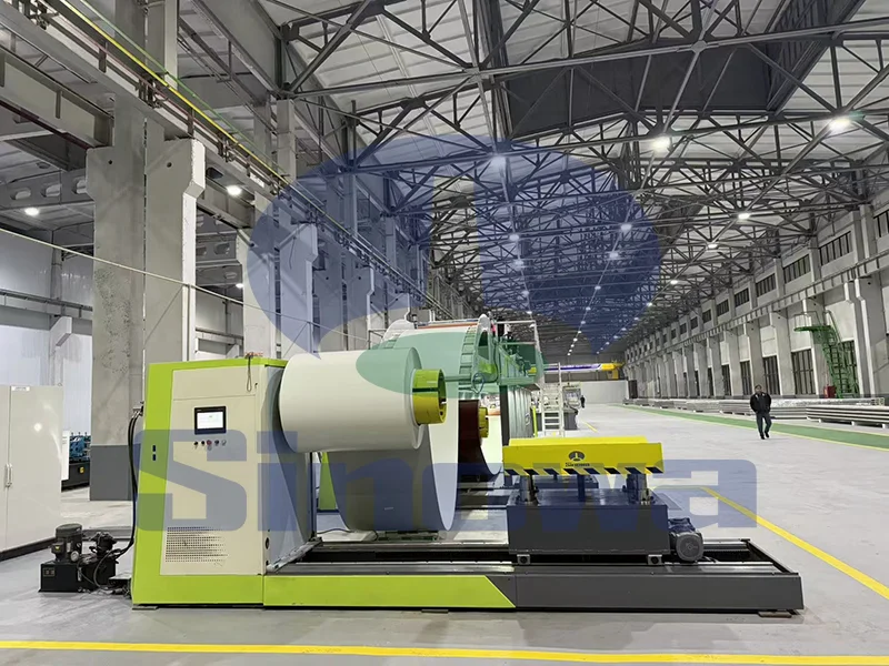 metal insulated sandwich panel line