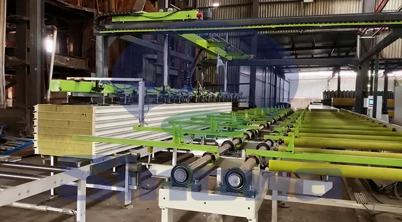 mineral wool sandwich panel production line