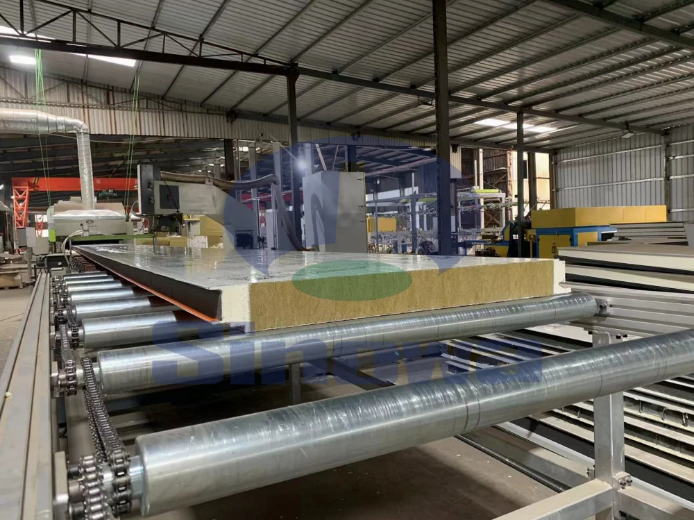 Continuous Mineral Wool Sandwich Panel Production Line