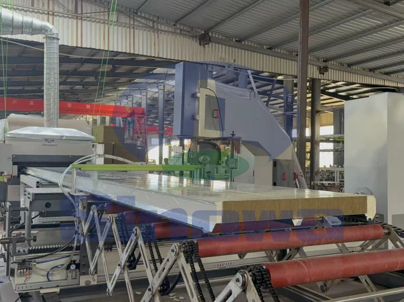 Rockwool Sandwich Panel Manufacturing Line