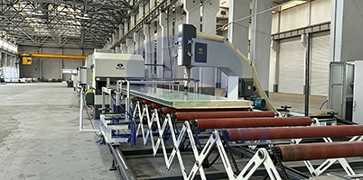 continuous sandwich panel line