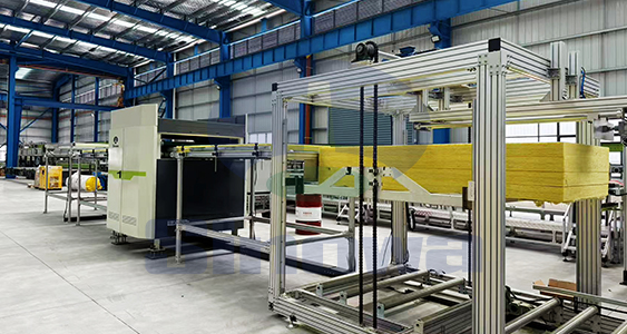 rockwool sandwich panel line, mineral wool sandwich panel production line