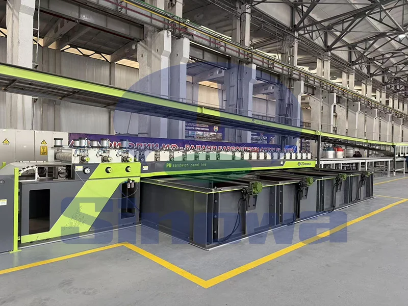 roof sandwich panel production line