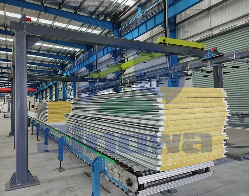 sound insulated sandwich panel production line
